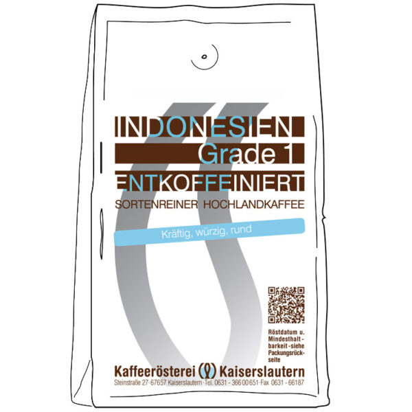 Kaffee koffeinfrei Indonesien